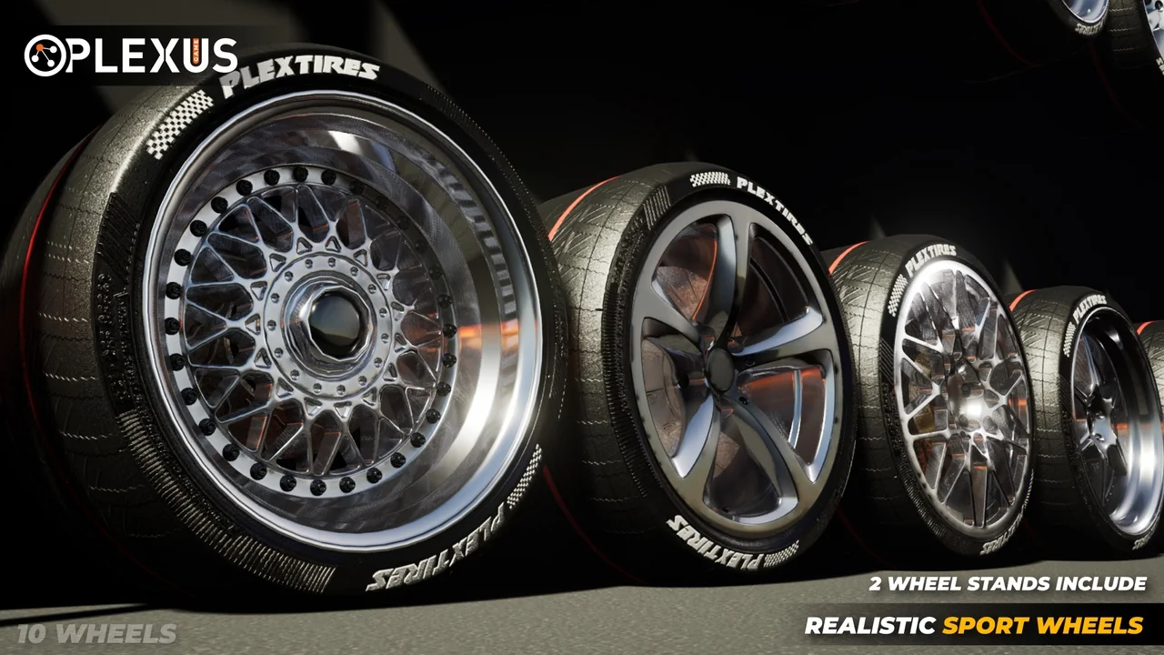 Realistic Sport Wheels 2 - Unreal Engine