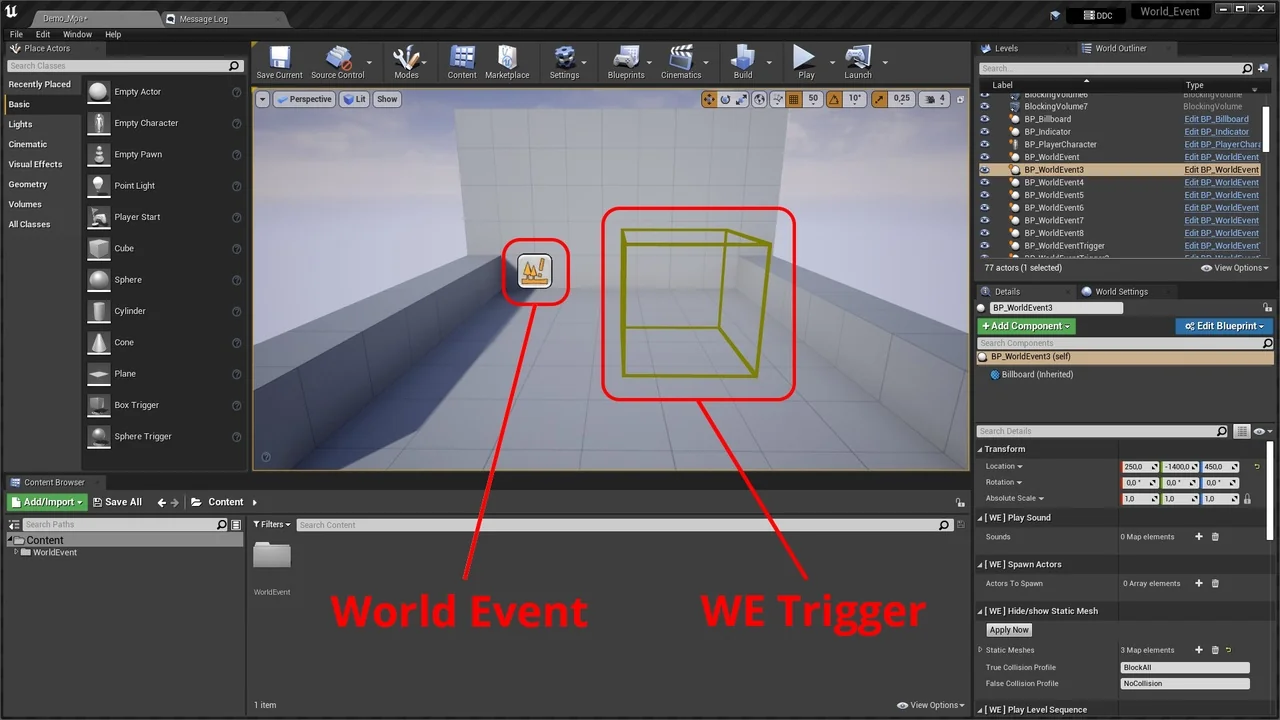 World Event - Scripted events simplified