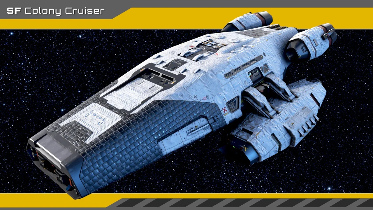 Spaceship Colony Cruiser