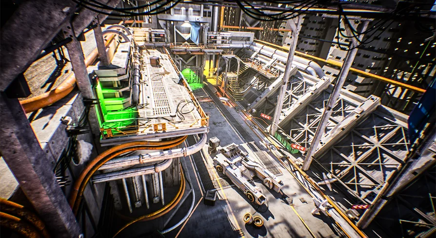 SciFi Kitbash Level Builder Vol.2