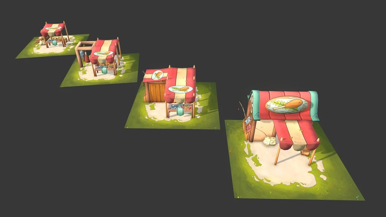 Medieval market asset pack