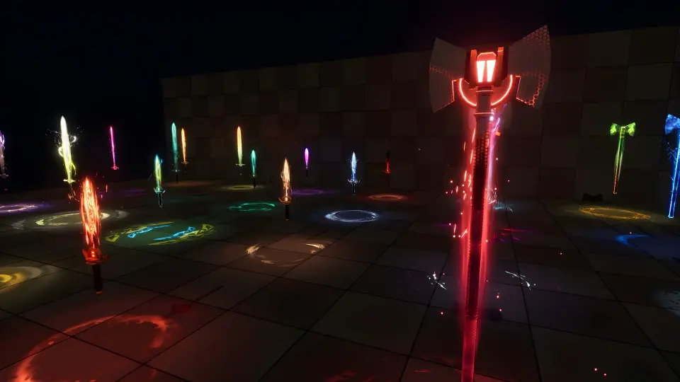 Melee Weapon Aura VFX – Energy Auras & Glowing Effects for Melee Weapons