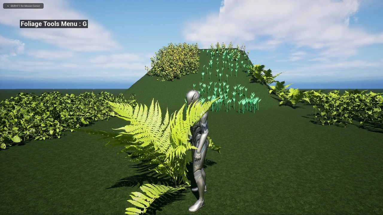 Interactive Foliage and Vegetation System