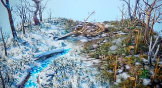 Stylized Winter Forest