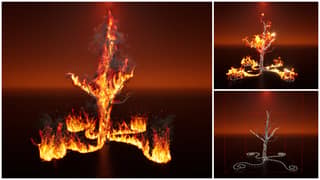 Smoke and Fire Spline - Niagara Fluids