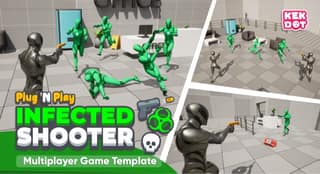Infected - Multiplayer Zombie Survival Third Person Shooter Template - By Kekdot