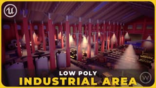 Low Poly: Industrial Area