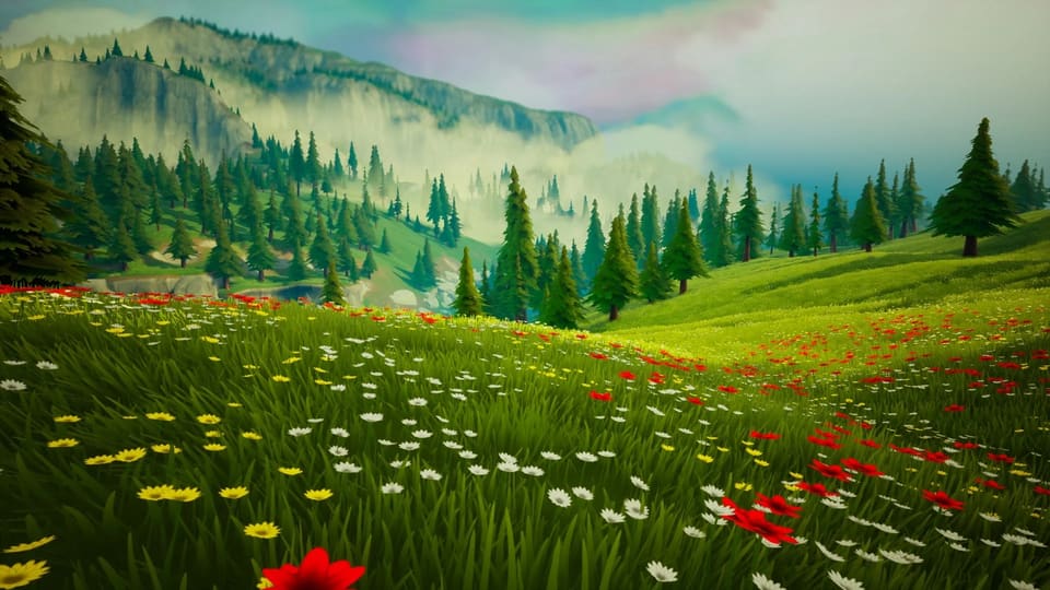 Dreamscape: Stylized Environment Mountains - Stylized Nature Open World Fantasy