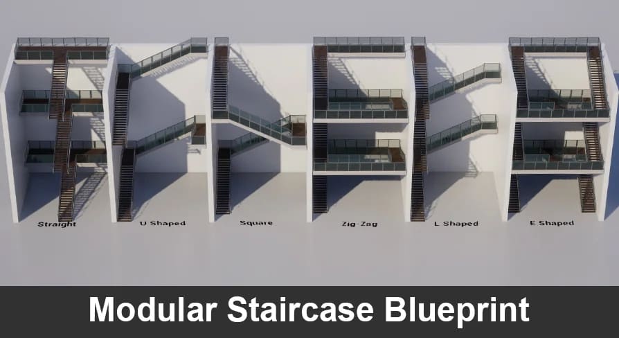 Modular Staircase Blueprint