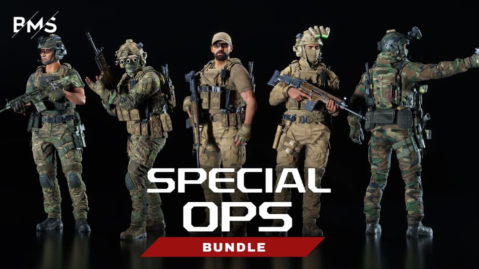 Special Ops - Modular Character Bundle