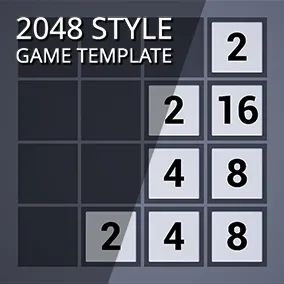 2048 Puzzle Game Template