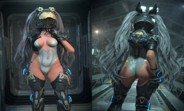 4K Bondage Sensual Sci-Fi Female Character with Multiple Presets: Strong Valkyrie and Ultimate Bunny