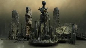 Vintage SciFi pack VOL 1 Enigmatic Ancient Stone