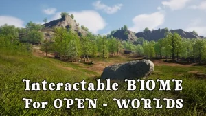 Survival Interactable Procedural Nature Ecosystem