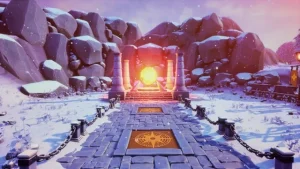 Stylized Snowy Landscape