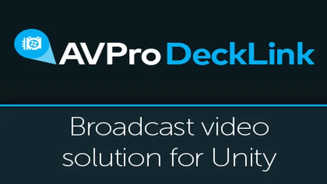 AVPro DeckLink<div class="post-tags single-post-tags"><span class="custom-tag">Original Unity version: 5.6.5</span><span class="asset-version-tag">Asset Version: 1.9.2</span></div>