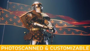 Knighthood: Photoscanned Customizable Knight