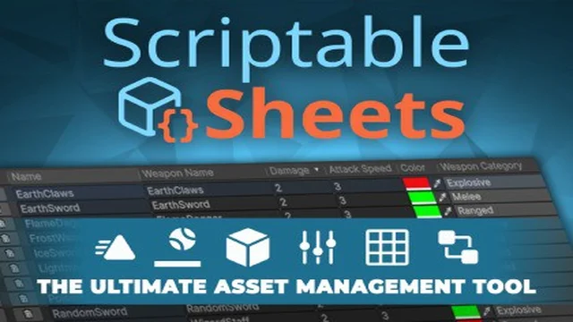 Scriptable Sheets<div class="post-tags single-post-tags"><span class="custom-tag">Original Unity version: 2022.3.47</span><span class="asset-version-tag">Asset Version: 1.2.1</span></div>