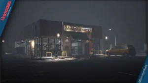 Old minimarket complete environment