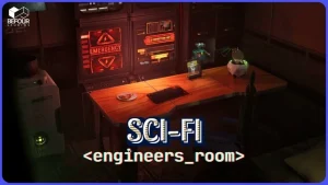 SciFi Engineer’s Room Environment