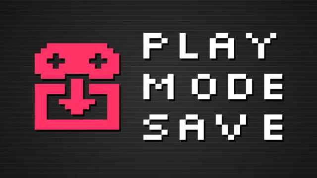Play Mode Save<div class="post-tags single-post-tags"><span class="custom-tag">Original Unity version: 2020.3.48</span><span class="asset-version-tag">Asset Version: 4.0</span></div>