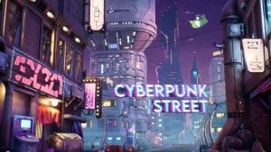 Modular Stylized Cyberpunk Street