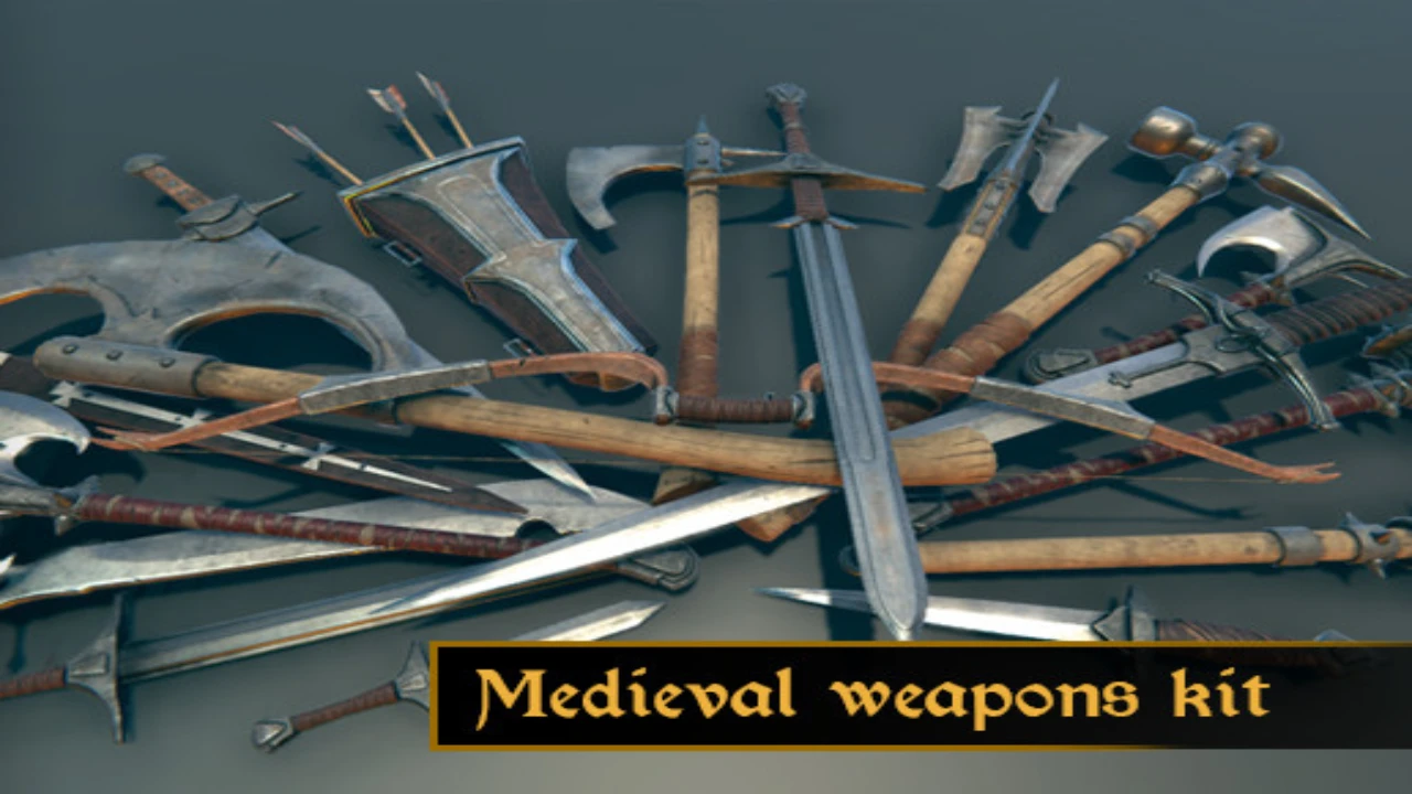 Medieval weapons kit<div class="post-tags single-post-tags"><span class="custom-tag">Original Unity version: 2017.3.1</span><span class="asset-version-tag">Asset Version: 1.1</span></div>