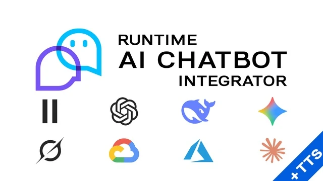 Runtime AI Chatbot Integrator (+TTS)<div class="post-tags single-post-tags"><span class="custom-tag">Engine Version: 5.0 - 5.6</span><span class="asset-version-tag">Asset Version: 1.0</span></div>