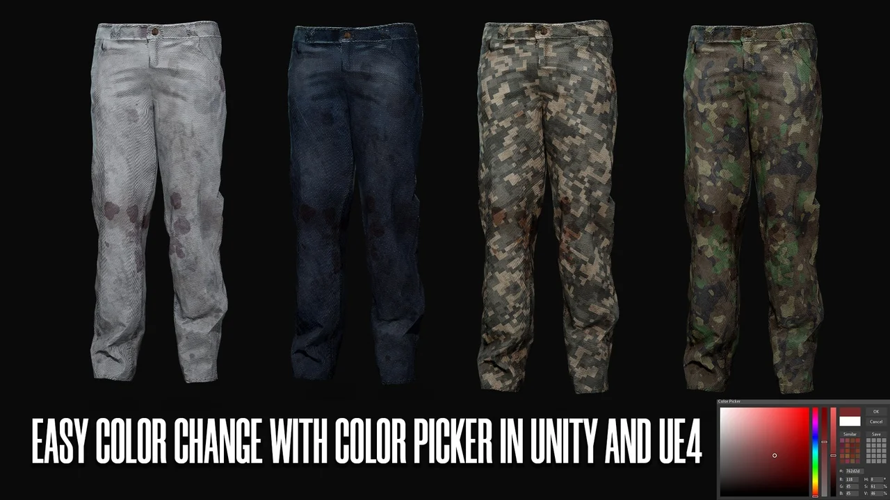 Customizable Survival Man asset