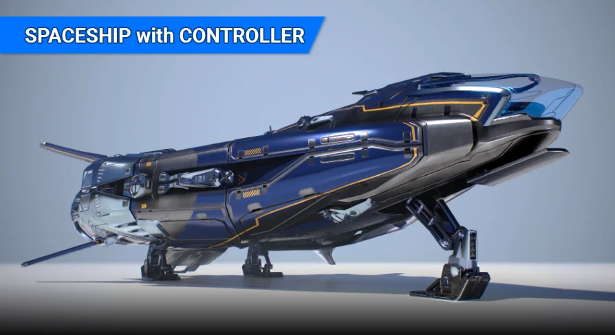 Stellar Phoenix Shuttle - Spaceship With Controller