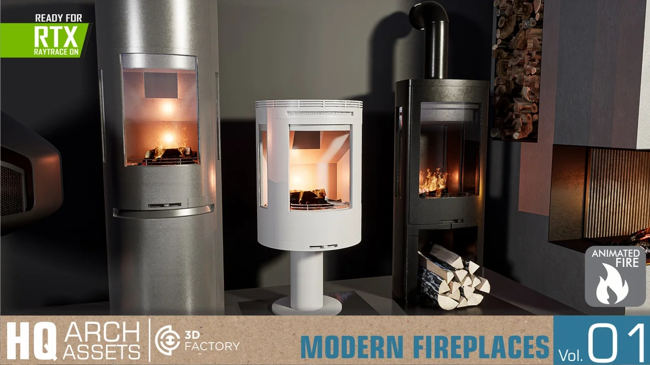 HQ Fireplaces Vol. 1 asset