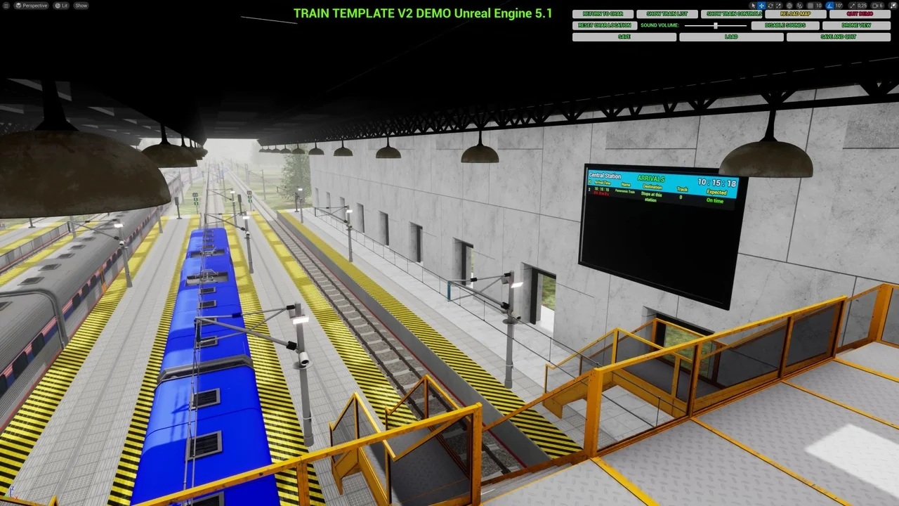 Train Template asset