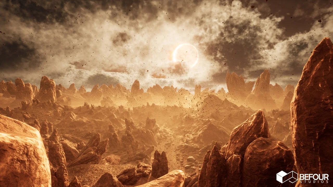 Alien Planets Environment w/ Planet Creator PCG asset