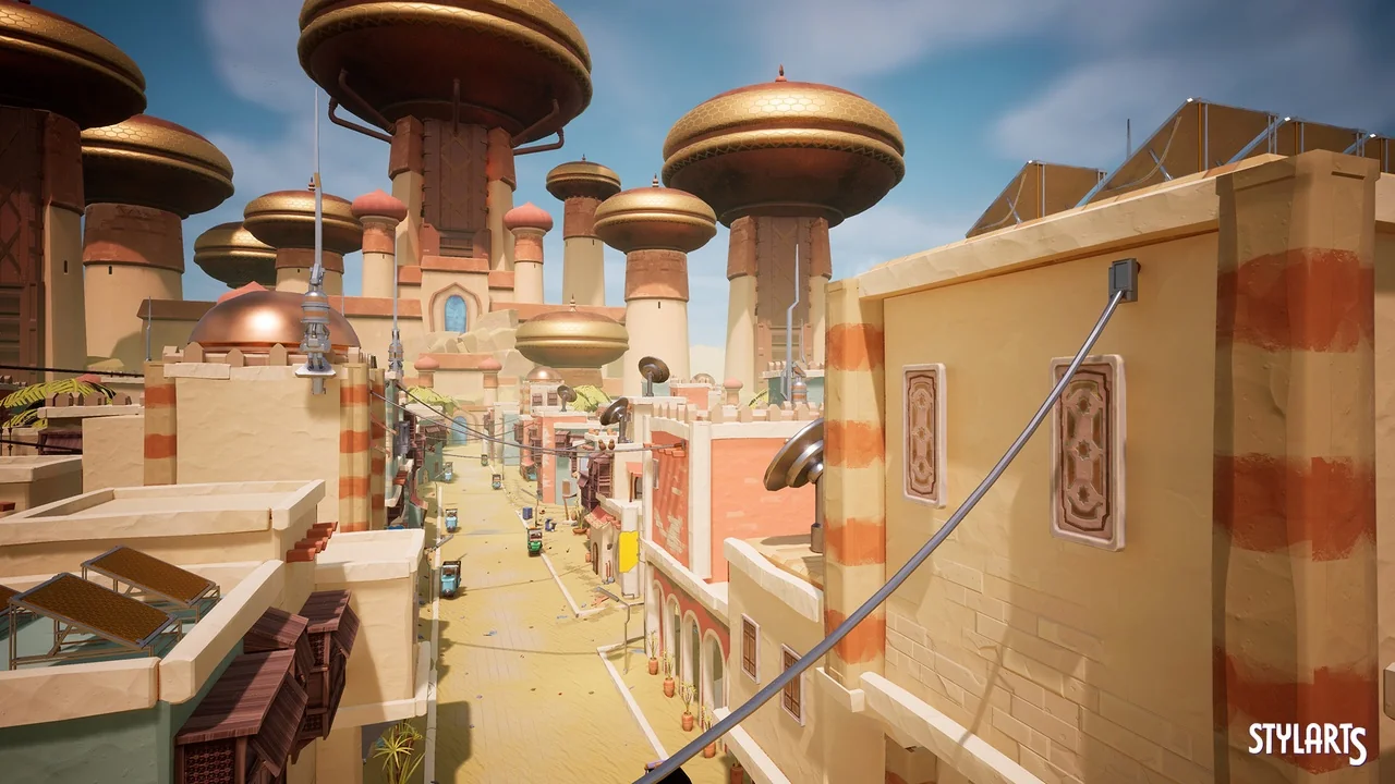 Stylized Indian City ( Stylized Stylized Stylized Indian Indina Cities Urban ) asset