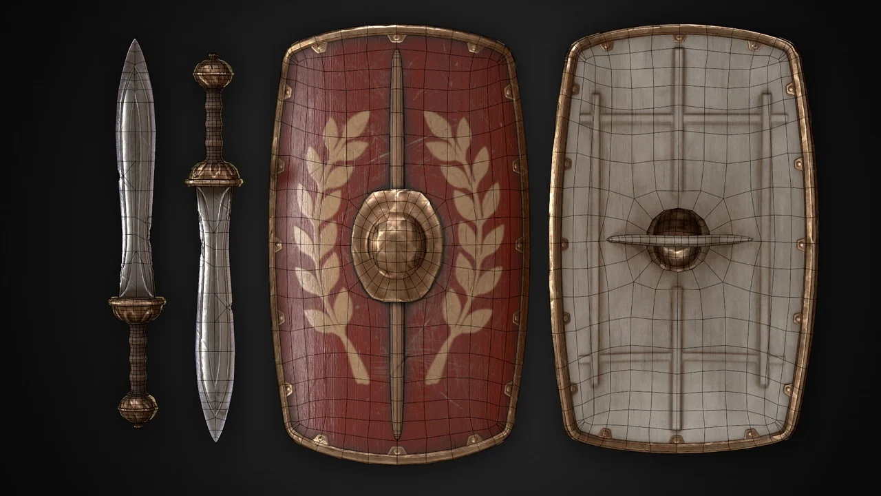 Gladiator Murmillo asset