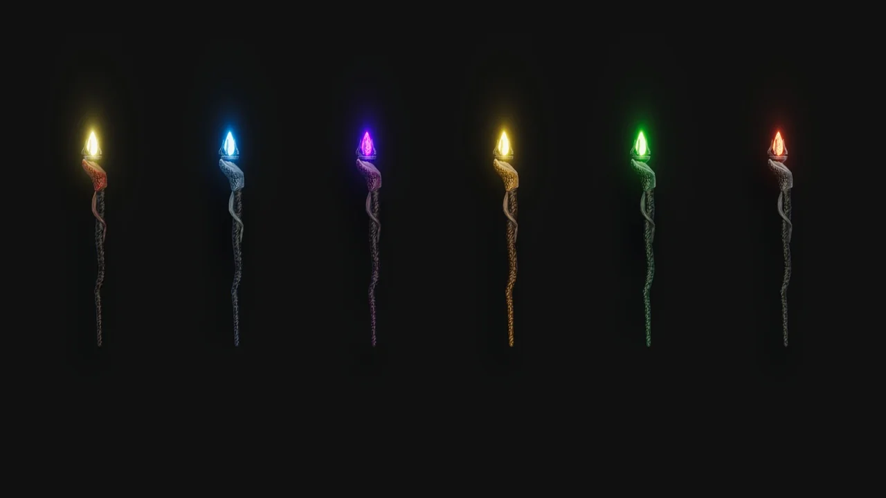 Stylized Staves – RPG Weapons asset