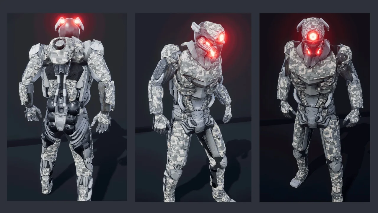 Cyborg Soldier V2 asset