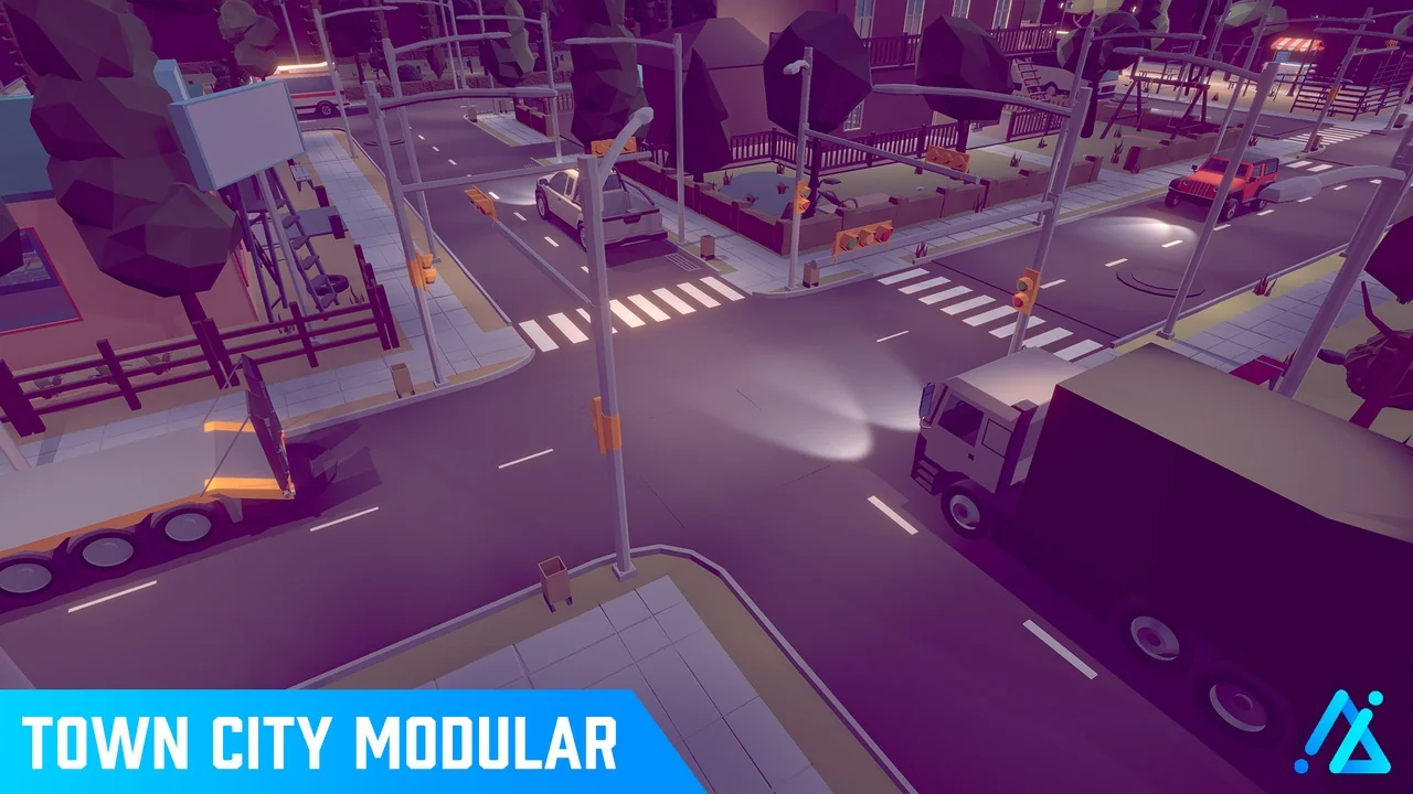 POLY – Town City Modular asset