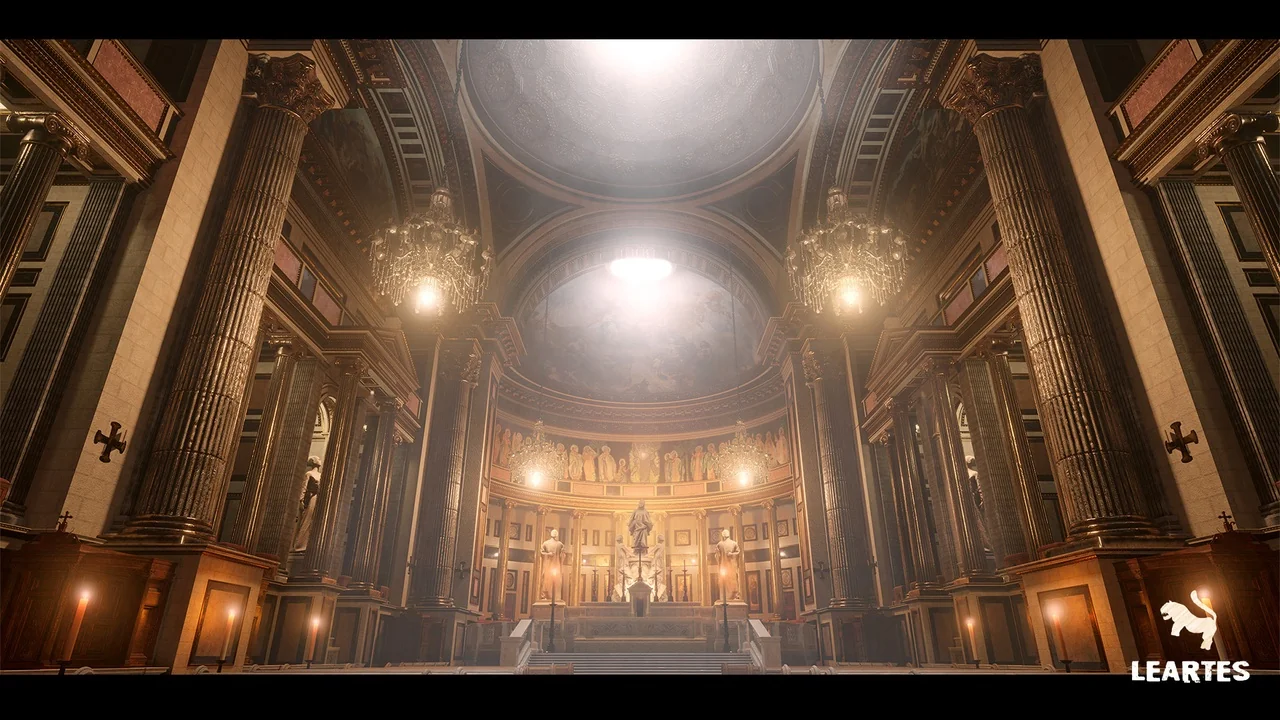 Church / Cathedral Interior Environment ( Church Cathedral Interior Historical ) asset