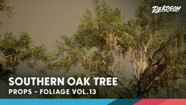 Foliage VOL.13 – Southern Oak Trees (Nanite and Low Poly)