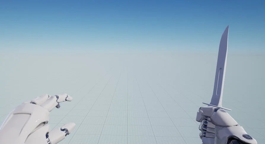 First Person Knife