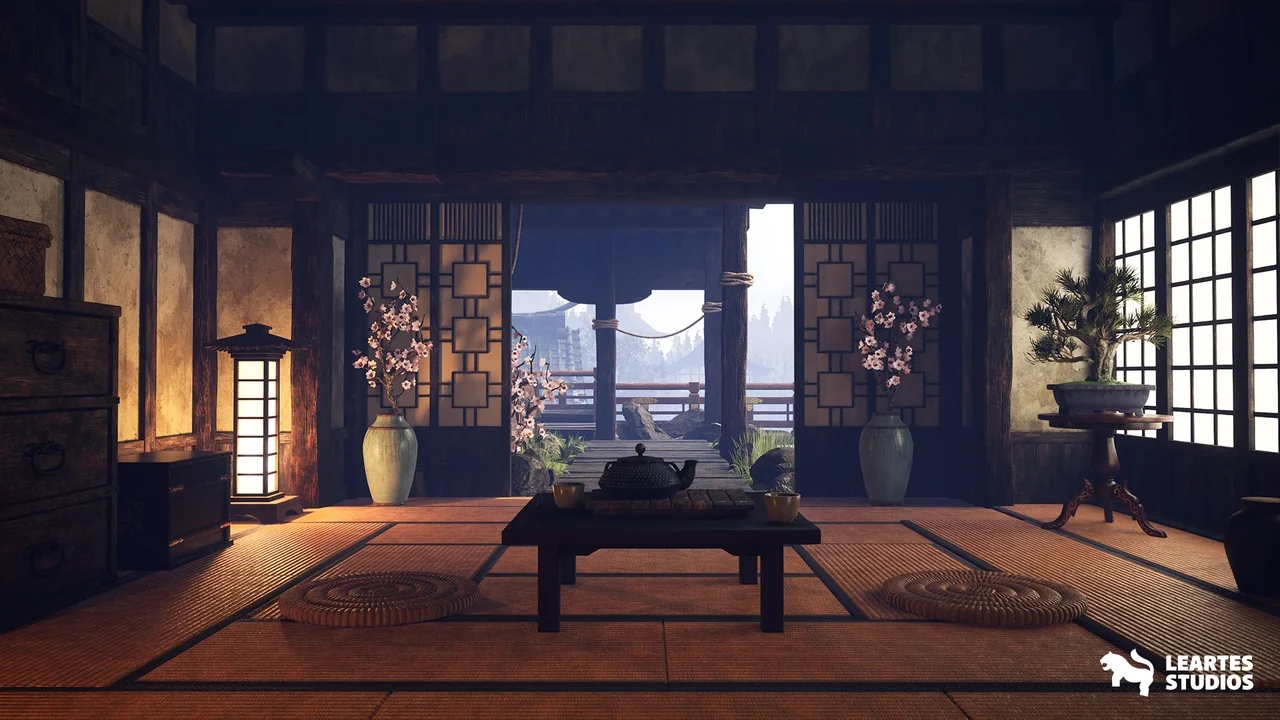 Feudal Japanese Castle Environment ( Japan Japanese Feudal Castle Castle Japan ) asset