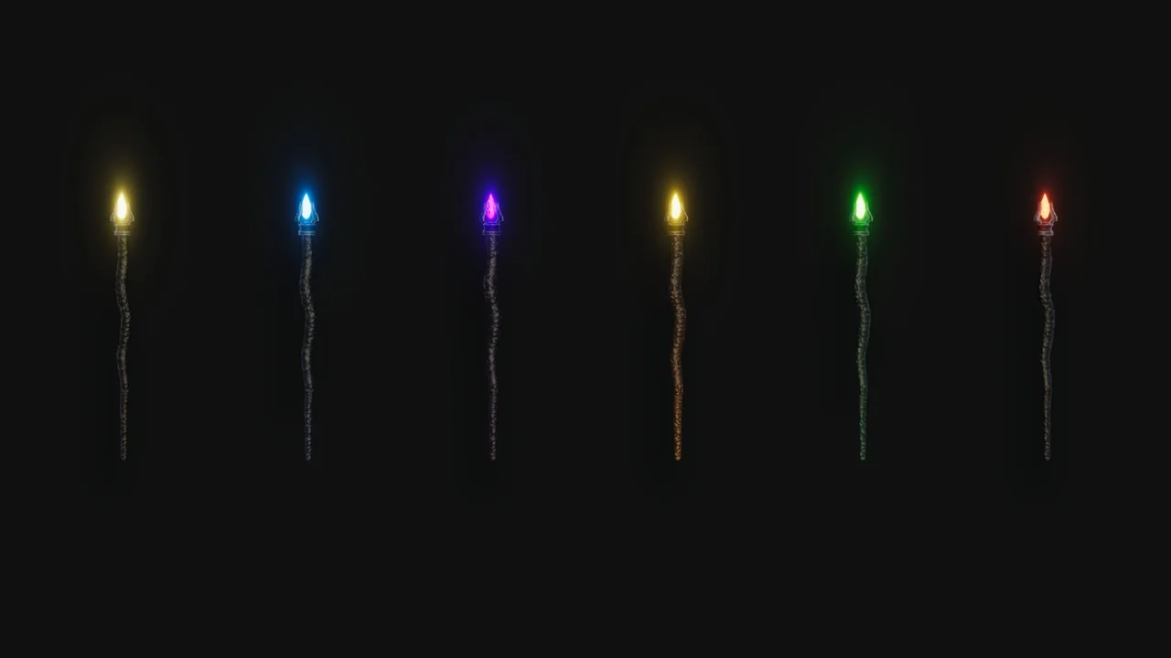 Stylized Staves – RPG Weapons asset