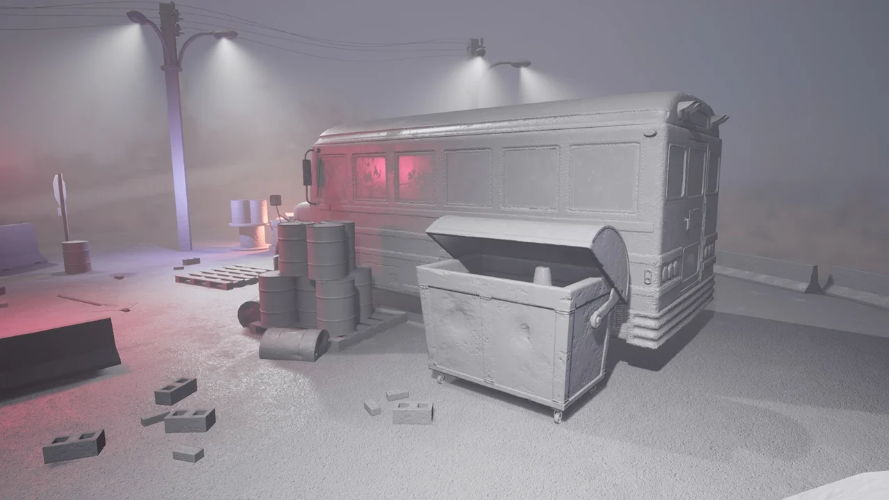 Abandoned City Props Pack asset