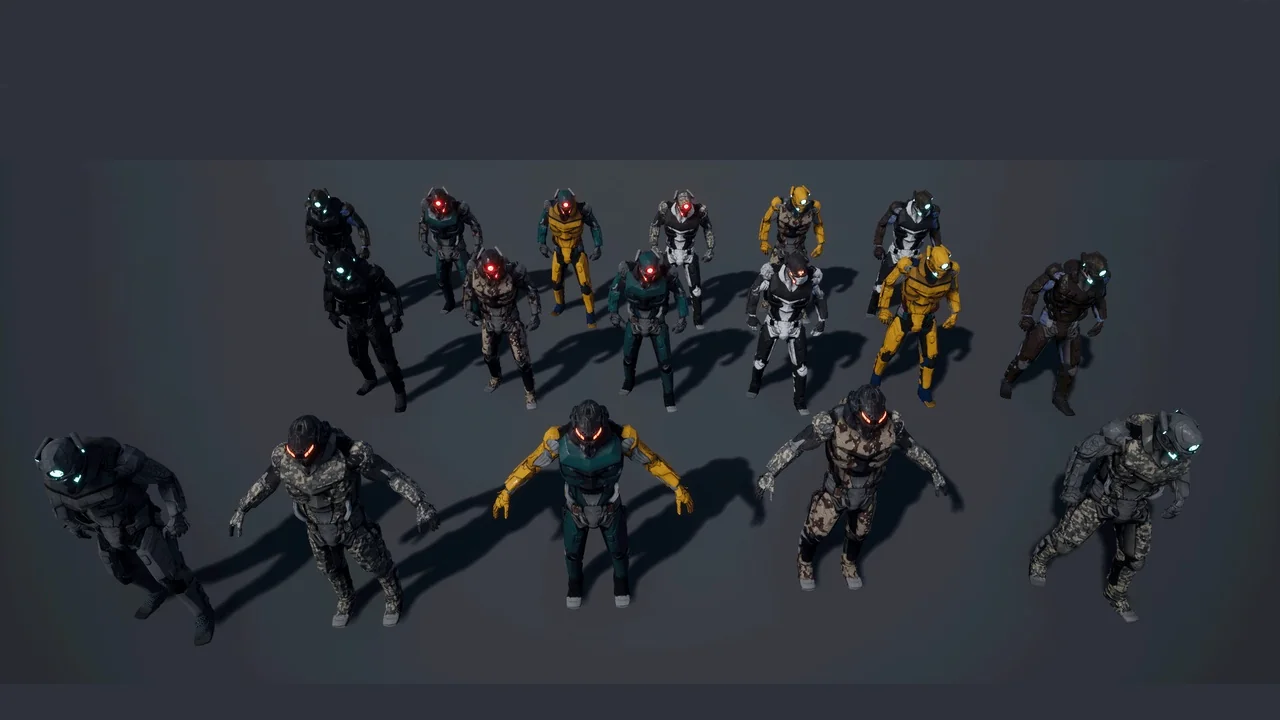 Cyborg Soldier V2 asset