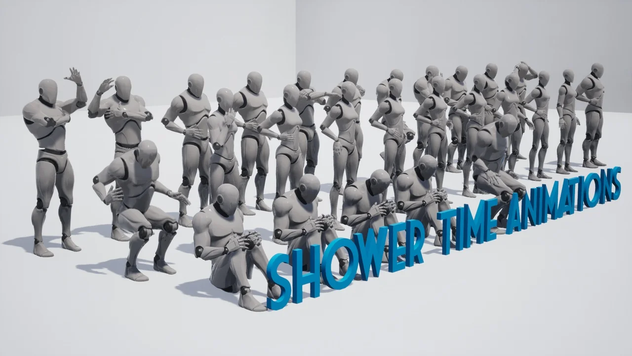 Shower Time Animations asset