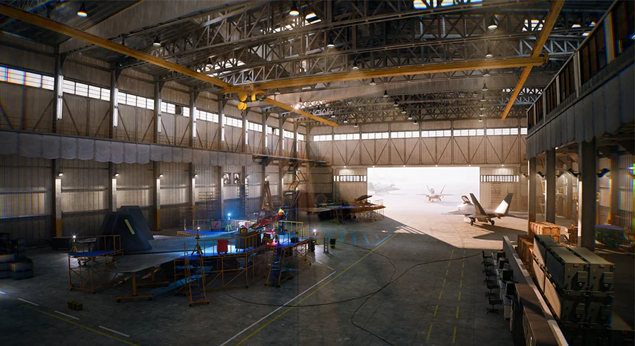HAWKNEST An Aircraft Factory Hangar (Modular)
