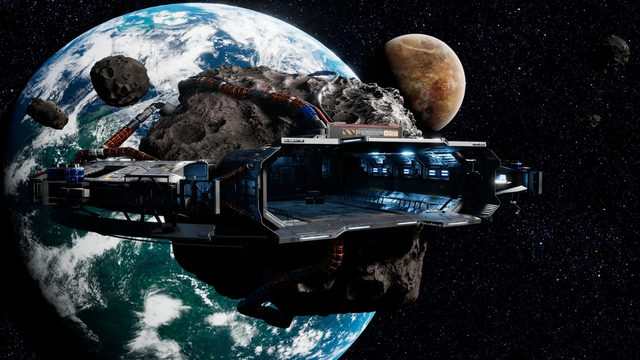 Space Station – Asteroid Mining Facility asset