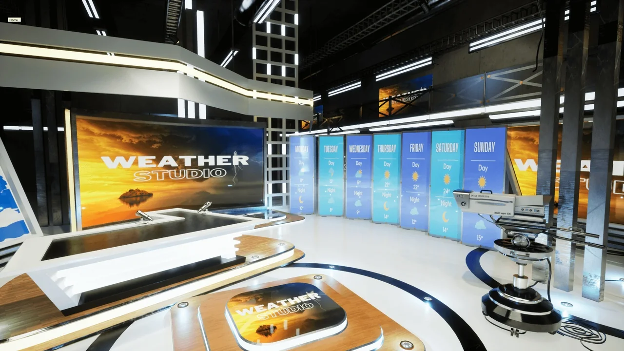 Weather TV Studio asset