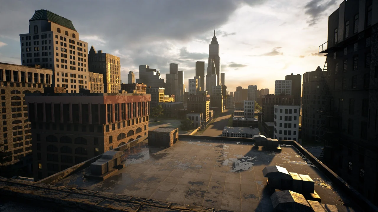 Brushify – Urban Buildings Pack asset